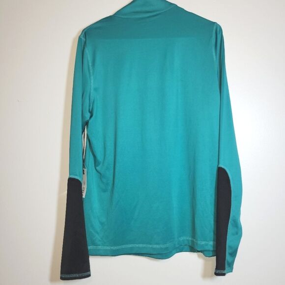 New Zelos Teal Long Sleeve Active Top 0X - Picture 4 of 11